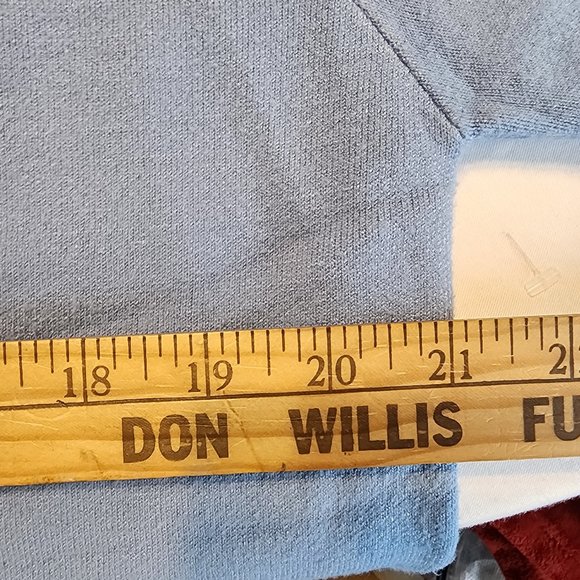 SANDRO Women Sweater Keep On Dancing Slogan Sweater in Blue, L, V Neck,Casual - Picture 12 of 16